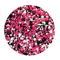 thumbnail image 3 of Sprinkle Deco® Pink White Minnie Star Edible Decoration Confetti Sprinkles Cake Cookie Cupcake IceCream Donut Quins 6oz, 3 of 3