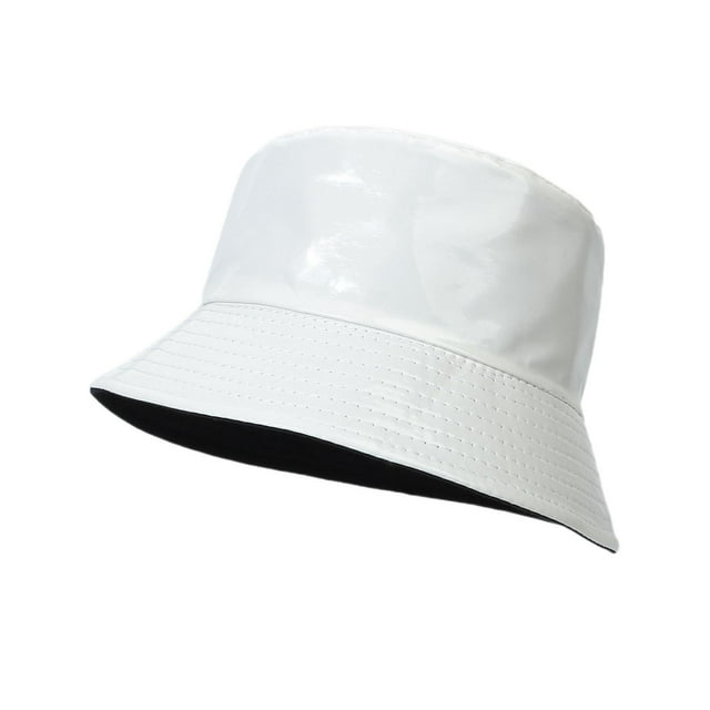 Sombrero de cubo Yinane Plegable Protección solar blanco