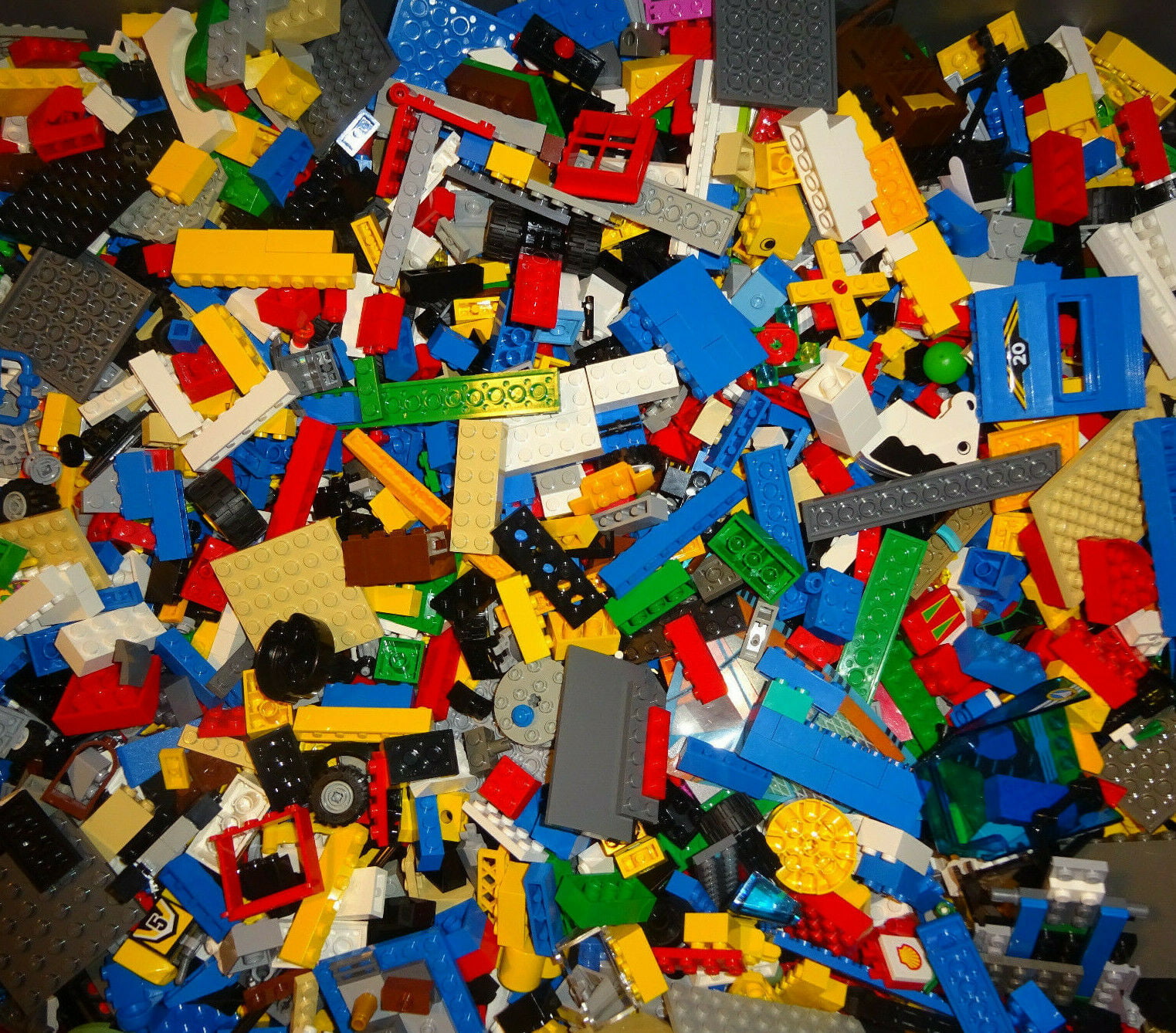 1 kg/1000 g LEGO Bundle aléatoire Bricks Job Lot WILL GET Figurine & Castle Wall 