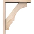 thumbnail image 3 of Ekena Millwork 3 1/2"W x 18"D x 22"H Balboa Block Smooth Bracket w/ Offset Brace, Douglas Fir, 3 of 25