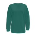 thumbnail image 2 of Vedolay Women T Shirts Fashion Hoodies for Women Casual Hoodies Long Sleeve Solid Lightweight Pullover Tops Loose Sweatshirt,Green M, 2 of 5