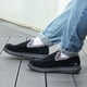 thumbnail image 5 of Zapatos de invierno Fitville, botas para hombre, zapatos de casa de algodón de felpa, zapatos anchos y gruesos cálidos, zapatos ligeros antideslizantes de un solo paso a prueba de frío, 5 of 5