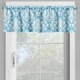 thumbnail image 4 of Ambesonne Damask Valance & Curtain, Blue White Old Garden, 55"x30", Sky Blue White, 4 of 6