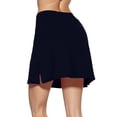 thumbnail image 4 of Sngxgn Women's Low Waist Bodycon Mini Skirt(Navy,XL), 4 of 4