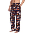 thumbnail image 6 of Hirioo Turkey And Thanksgiving for Women's PJ Pajama Pants Sleep Pants Women's Home Trousers with Pockets,S-3XL-Small, 6 of 6