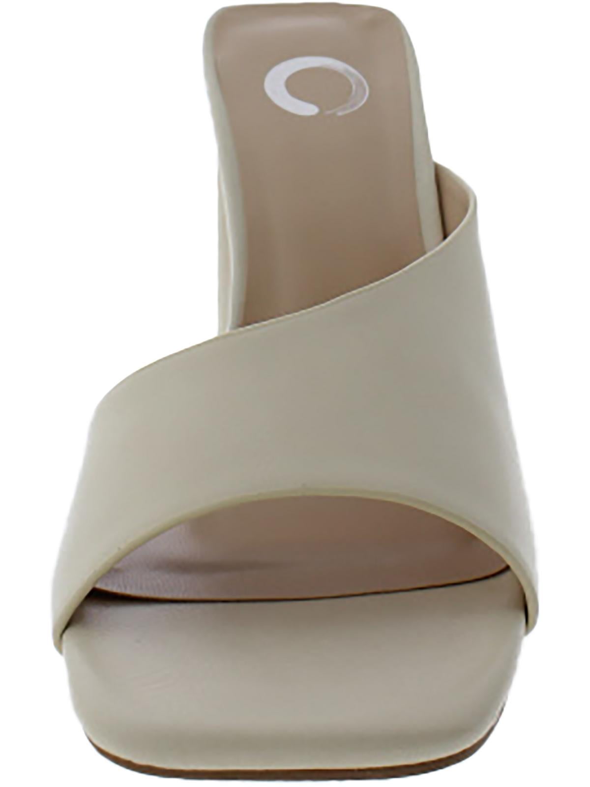 Journee Collection Womens Dola Faux Leather Dressy Heels