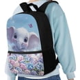 thumbnail image 3 of Uorisanigo Cute Elephant Kids Backpack School for Girls Boys 6-12 Year Large Capacity School Bag Preschool Elementary Kindergarten Travel Casual Daypack with Padded Straps, 3 of 6