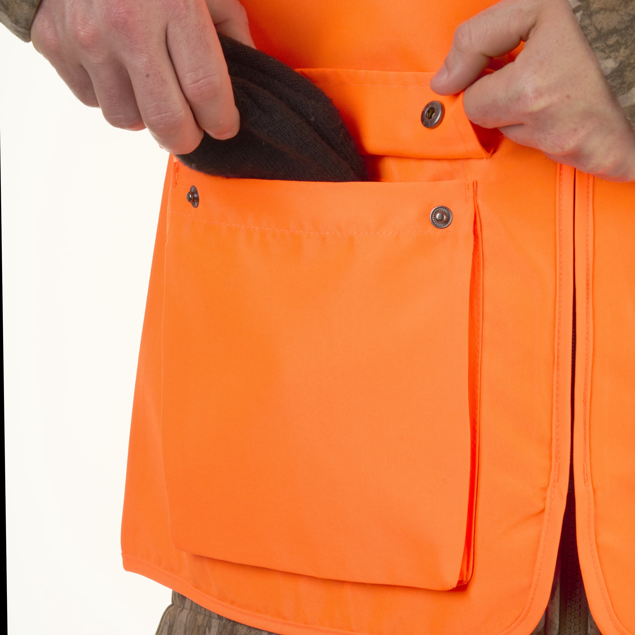 (2 pack) Mossy Oak Blaze Orange Men's Hunting Vest, up to Size 2XL/3XL