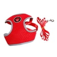 thumbnail image 3 of Arnés de chaleco Sunnimix para Gatos Cómodo para Mascotas Pequeñas Rojo S, 3 of 8