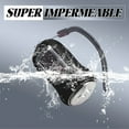 thumbnail image 2 of HIBIBUD 3.5" Black Solar and Hand Crank Flashlight for Emergency, Camping, 2 of 7