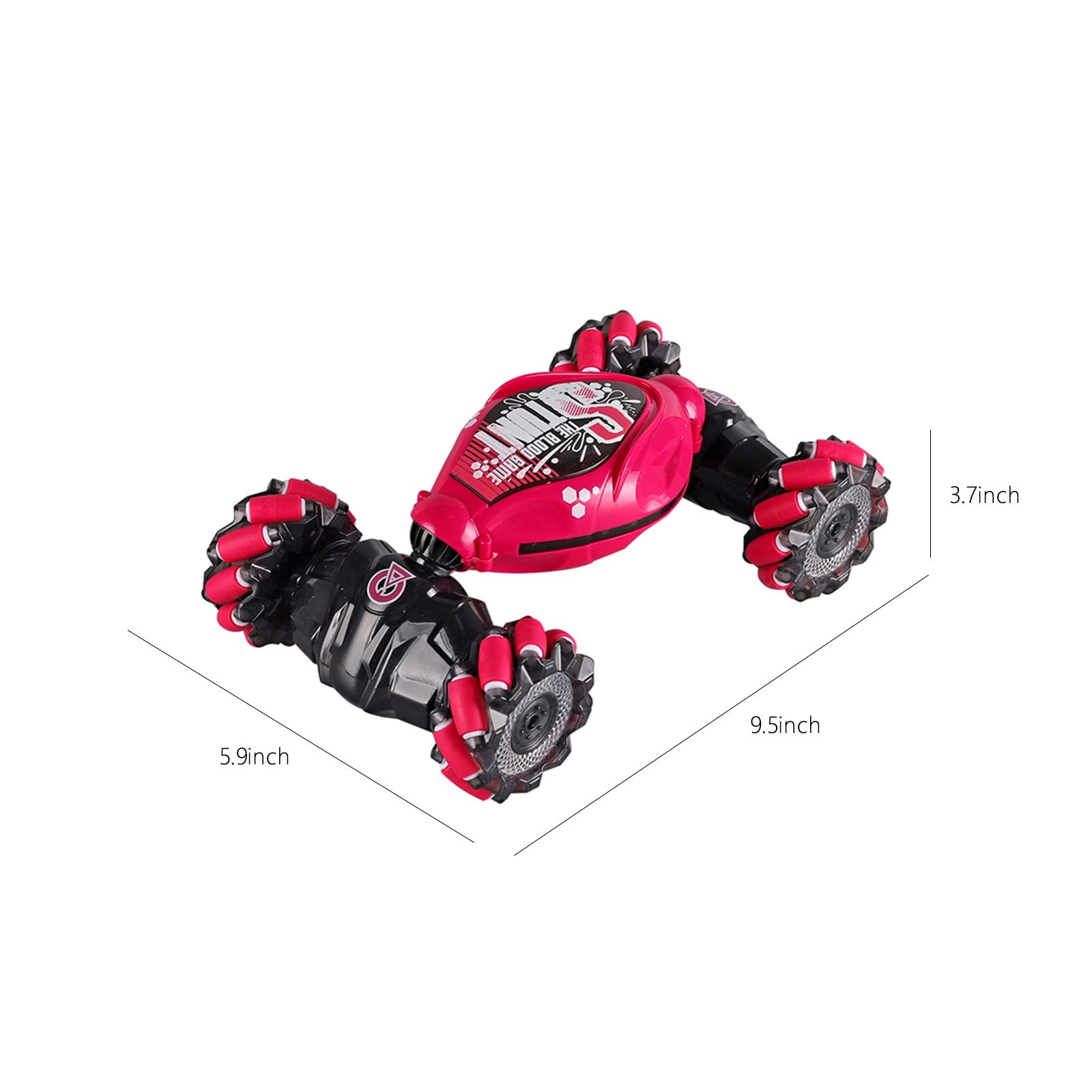Twfbrm 1:14 RC Cars - 2.4GHz Remote Control Car with Lights for Boys 4-7 Year Old Boys Girls ,4WD All-Terrain Transform Off Road for Rotating,Stocking Stuffers for Kids,9.5 x5.9x3.7in