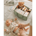 thumbnail image 5 of Gilysido Portable Cotton Diaper Caddy Organizer for Nursery, Baby Basket, Newborn Diaper Caddy in Green, 5 of 7