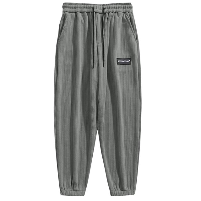 Pantalones casuales de longitud completa para hombre, pantalones cargo con bolsillo y cremallera, pantalones de pierna ancha con cordón elástico, pantalones deportivos de pie pequeño, pantalones de li