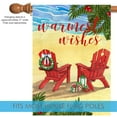 thumbnail image 3 of Toland Home Garden Tropical Christmas Wishes Beach Christmas Flag Double Sided 28x40 Inch, 3 of 5