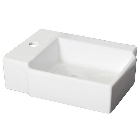 Imaginations américaines 16,25 po. W Vessel Blanc