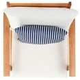 thumbnail image 6 of Safavieh Deacon 4-Pc Wood/Polyester Outdoor Living Set in Natural/Navy Striped, 6 of 11