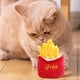 thumbnail image 2 of Juguete moderno con forma de hamburguesa y papas fritas para mascotas: un juguete interesante para perros y gatos, fácil de usar para masticadores y ladradores., 2 of 6