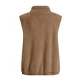 thumbnail image 7 of Herrnalise Jackets For Women Fashion Warm Jacket Winter Casual Sleeveless Versatile Top Khaki,XXL, 7 of 7
