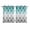 Cyan Turquoise, variant on Teal White Grey Ombre Morocco Pattern Kitchen Curtains Short 45 Inch Length, Modern Moroccan Geometric Grommet Bedroom Living Room Curtains, Light Filtering Cafe Curtain Drapes 2 Panels Set 84''x45''