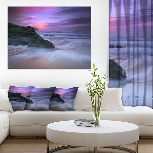 Slow Motion Waves on Winch Beach - Seashore Canvas Art Print