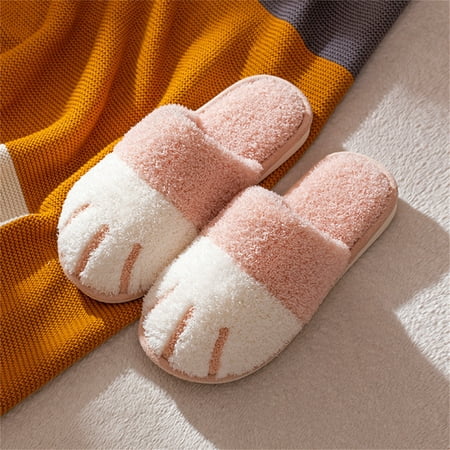 

Cozy Memory Foam Mens Slippers Soft Warm Slip Cute Animal House Slippers Anti-Skid Rubber Sole Creative Gifts for Women Mom Girlfriend