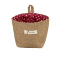 thumbnail image 3 of Popular Picks, Desktop Storage Box, Bedside Cabinet Organizer, Compact Pocket Box for Flowers, Books, And Daily Essentials Akmoler Just Released | Jute, Blue [New Arrival], 3 of 6