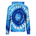 thumbnail image 4 of Xdegoge Men's UV Sun Protection Hoodie Quick-Dry Long Sleeve Performance Tee Face Mask Integrated Tie Dye Print Rash Guard Fishing Athletic Outfits, 4 of 5