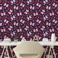 thumbnail image 2 of Ambesonne Butterfly Peel & Stick Wallpaper for Home, Spring Night Butterflies, 13"x36", Red Dried Rose Lilac, 2 of 5