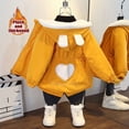 thumbnail image 4 of LOVZFMLL Vestes pour Filles Veste d'Hiver en Polaire pour Enfants 2-4 Ans, 4 of 4