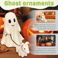 thumbnail image 6 of Ghost Walking Dog Statue Decor, Cute Halloween Spooky Ghost Dog Resin Figurine, Perfect for Home Front Porch Decor and Outdoor Garden Tabletop Sculpture Decoration, 6 of 9