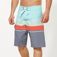 thumbnail image 4 of Men's Swim Trunks 7 Inch Bathing Suit Board Shorts with Pockets Swimming Swimsuit Beach Shorts Big and Tall, 4 of 9