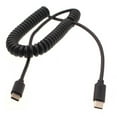 thumbnail image 4 of USB-C to TYPE-C Coiled Cable for OnePlus Nord N30 5G Phone - Fast Charger Cord Power Wire Compatible With OnePlus Nord N30 5G Model, 4 of 6