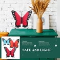 thumbnail image 3 of 3 unids Metal mariposas pared arte decoración colorido hogar jardín pared decoración colgantes, 3 of 6