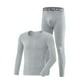 thumbnail image 2 of Conjuntos de ropa interior térmica para hombre, jersey informal sólido grueso de manga larga, ropa interior y pantalones abrigados, traje para hombre, camisetas y pantalones de poliéster., 2 of 8