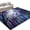 Blue, variant on Brunt Orange Sunset Washable Round Area Rug 3 ft, Watercolor Cactus Plant Desert Soft Non Slip Rugs Stain Repellent Indoor Felt Carpet for Living Dining Room Bedroom Home Office