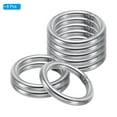 thumbnail image 3 of Unique Bargains 44mm Metal O Rings, 8 Pack 304 Stainless Steel Round Rings for Hardware Bags, 3 of 7