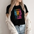 thumbnail image 3 of Pop cazadora para niña Round-Neck Printed Anime Trio Poster T Shirt （Black）, 3 of 3