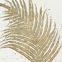 Gold Leaves I Poster Print by Wellington Studio