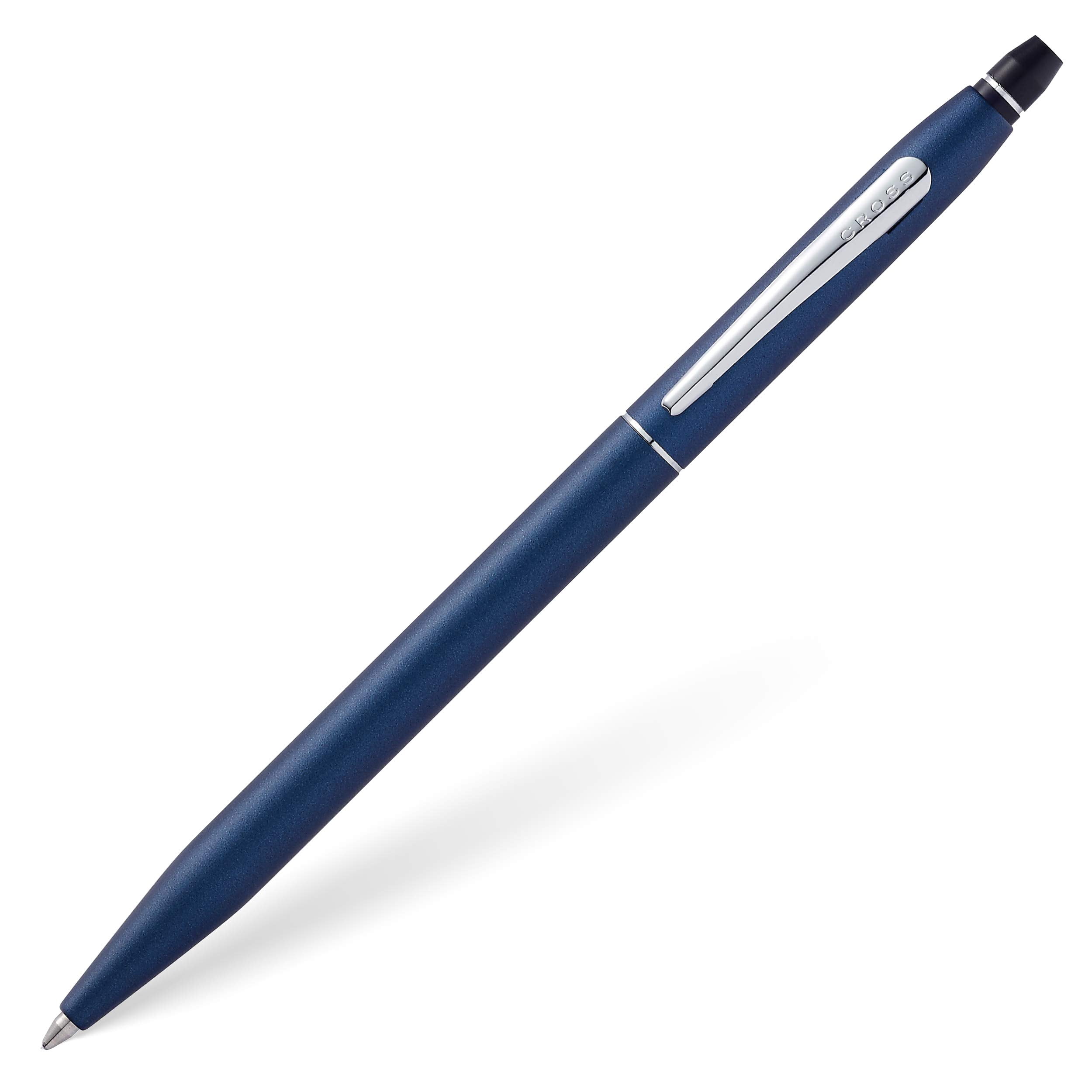 Cross Click Black Lacquer Ballpoint Pen & Midnight Blue Journal