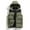 Army Green, variant on Jackets for Men,Detachable Hood Vest Pocket Outdoor Jacket Warm Winter Coats Windproof Lightweight Insulated Bodywarmer,Mens Winter Coats,Size:3XL