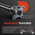 thumbnail image 4 of A-Premium Front Driveshaft Assembly Compatible with BMW E83 X3 2006 L6 2.5L 3.0L, 4 of 9