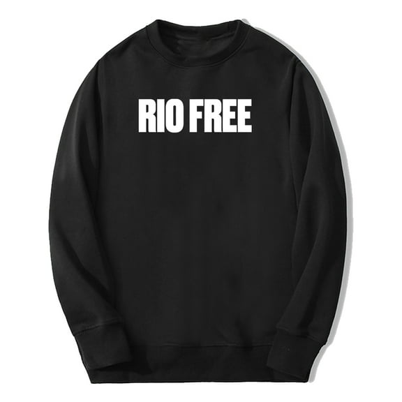 Rapper Rio Da Yung Og Merch Rio Free Logo Crewneck Long Sleeve Streetwear Women Men Sweatshirt
