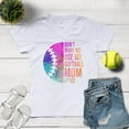 thumbnail image 2 of NanyCrafts' Don't Make me Use my Softball Mom Voice Ladies Modern Fit V-Neck Shirt, 2 of 2