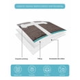thumbnail image 5 of Coastal Anchor Twin Size Down Alternative Comforter, Lightweight Comforter Quilt Bedding Set with Pillow Shams Turquoise Brown Country Wooden Grain All Seasons Bed Comforter Duvet Insert 68"x86", 5 of 7