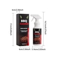 thumbnail image 3 of Eolstice BBQ Grill Cleaner, 150ml Outdoor Degreaser for Gas and Charcoal Grills, Kitchen Oven, Stovetop, Heavy-Duty Grease Stain Remover for BBQ Grates,Red, 3 of 8