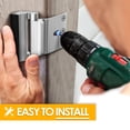 thumbnail image 4 of Seguimiento De La Puerta De Refuerzo De La Puerta A Prueba De Niños Lock Home Security Lock 800 Lbs Fuerza Con Diseño Cargado De Primavera Para Las Puertas Delanteras Del Garaje, 4 of 7