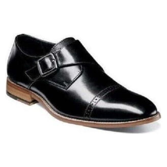Stacy Adams Mens Karson Leather Brogue Monk Shoes - Walmart.com display picture 2