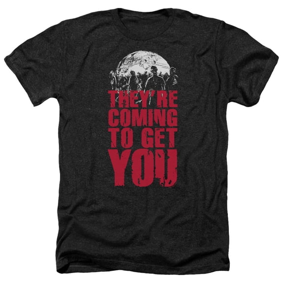- Theyre Coming To Get You - Heather Short Sleeve Shirt - Medium