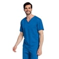 thumbnail image 3 of Landau All Day Unisex Mechanical Stretch One Pocket V-Neck Scrub Top, Style 4139, 3 of 4