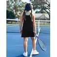 thumbnail image 3 of Oudiya Girls Summer Dress with Shorts Spaghetti Straps Romper Dresses with Pockets for Kids 5-15 Y, 3 of 7